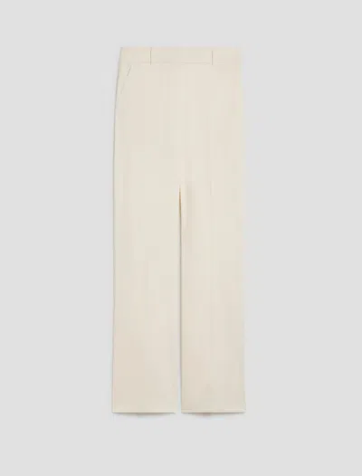 Pennyblack Flare Trousers In Satin Woman Ivory In Multi