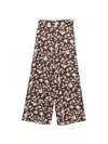 Pennyblack Floral-pattern Trousers In Brown