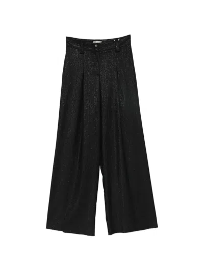 Pennyblack Glitter-effect Wide-leg Trousers In Multi