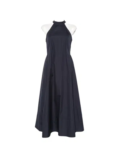 Pennyblack Halterneck Back-tie Midi Dress In Black