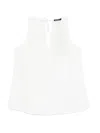 Pennyblack Keyhole-neck Sleeveless Top In White