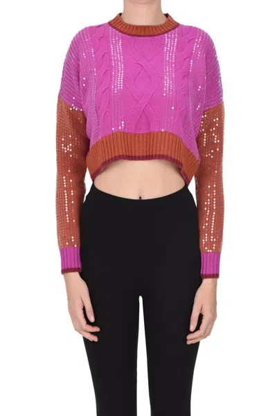 Pennyblack Madame Pauline Vintage X  Pullover In Fuchsia