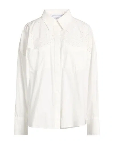 Pennyblack Madame Pauline Vintage X  Woman Shirt White Size 10 Cotton, Polyester