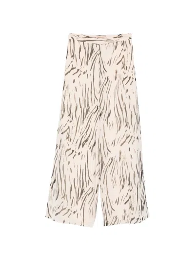 Pennyblack Patterned Trousers In Neutral