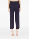 Pennyblack Pleated-front Trousers In Blue