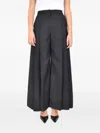 Pennyblack Pleated Trousers In Black