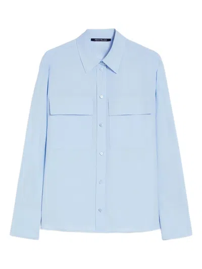 Pennyblack Pocket-detail Shirt In Blue