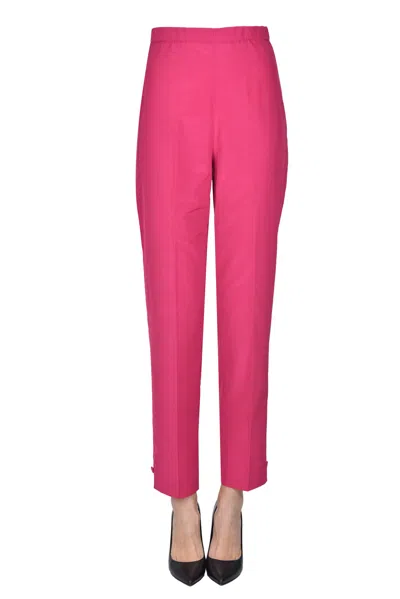 Pennyblack Poncio Taffetà Trousers In Pink