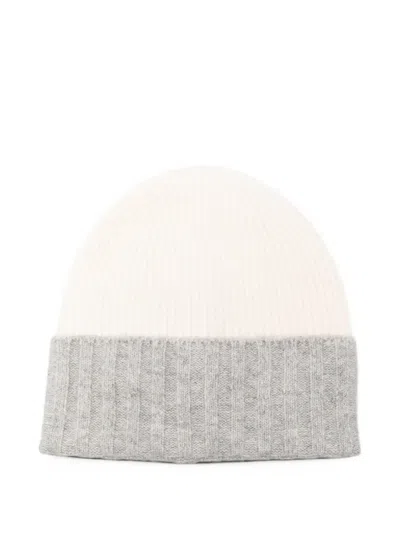 Pennyblack Ribbed-knit Beanie Hat In Neutral