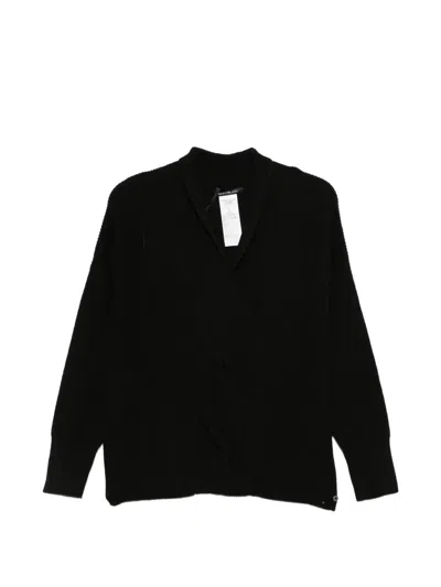 Pennyblack Ribbed-knit Sweater In Black