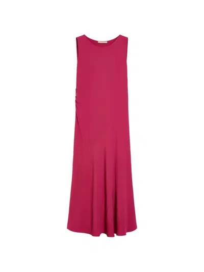 Pennyblack Ruched Sleeveless Maxi Dress In Pink