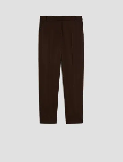 Pennyblack Satin Woman Chocolate Pants In Brown