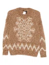 Pennyblack Snowflake-motif Sweater In Brown