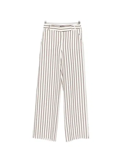 Pennyblack Striped Trousers In Neutral