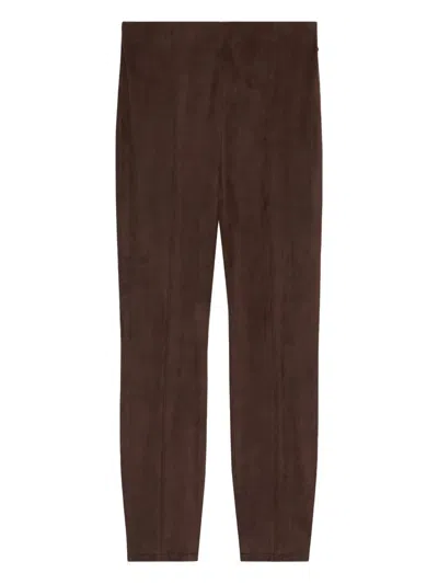 Pennyblack 스웨이드 팬츠 In Brown