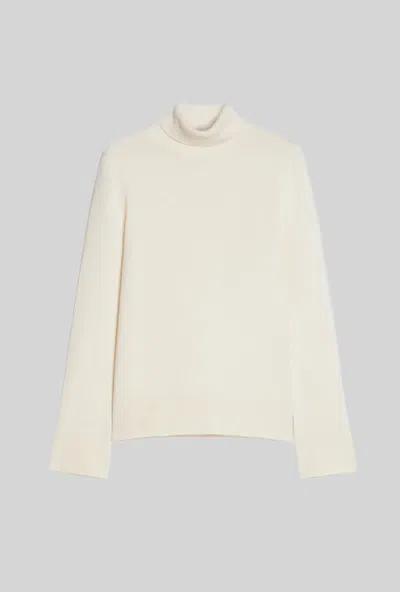 Pennyblack Sweetness Mixed Wool-cashmere Woman White In Neutral