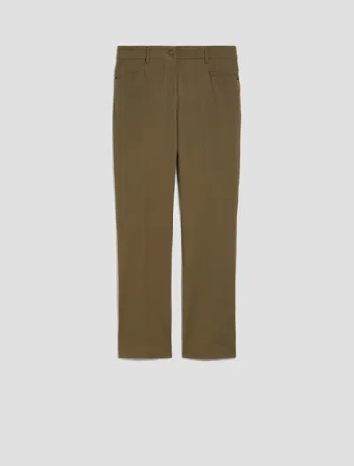 Pennyblack Trousers Mini-flare Fit Woman Kaki In Other