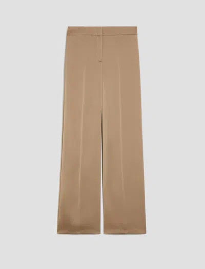 Pennyblack T-shirt In Double Satin Woman Sand In Brown