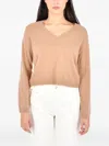 Pennyblack V-neck Sweater In Brown