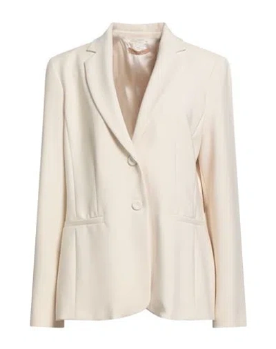 Pennyblack Woman Blazer Beige Size 12 Polyester, Elastane In Neutral