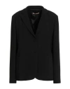 Pennyblack Woman Blazer Black Size 14 Triacetate, Polyester In Black