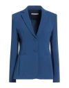 Pennyblack Woman Blazer Blue Size 4 Triacetate, Polyester