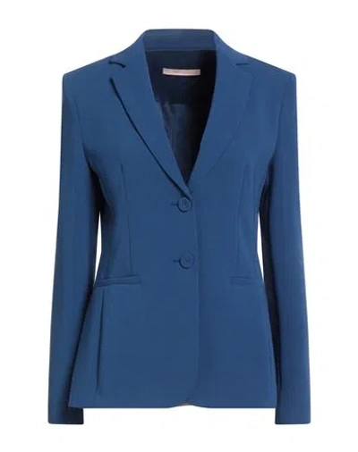 Pennyblack Woman Blazer Blue Size 4 Triacetate, Polyester