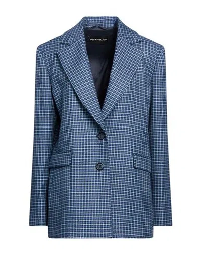 Pennyblack Woman Blazer Blue Size 6 Virgin Wool