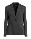 Pennyblack Woman Blazer Charcoal Size 10 Viscose, Polyamide, Elastane In Grey