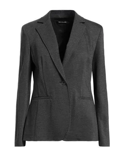 Pennyblack Woman Blazer Charcoal Size 10 Viscose, Polyamide, Elastane In Grey