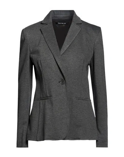 Pennyblack Woman Blazer Charcoal Size 4 Viscose, Polyamide, Elastane In Gray