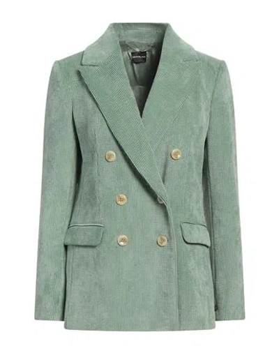 Pennyblack Woman Blazer Green Size 4 Polyester, Polyamide, Elastane