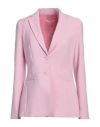 Pennyblack Woman Blazer Pink Size 4 Polyester, Elastane In Pink