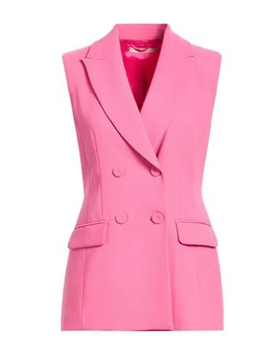Pennyblack Woman Blazer Pink Size 8 Polyester, Elastane