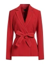 Pennyblack Woman Blazer Red Size 8 Viscose, Polyester In Red