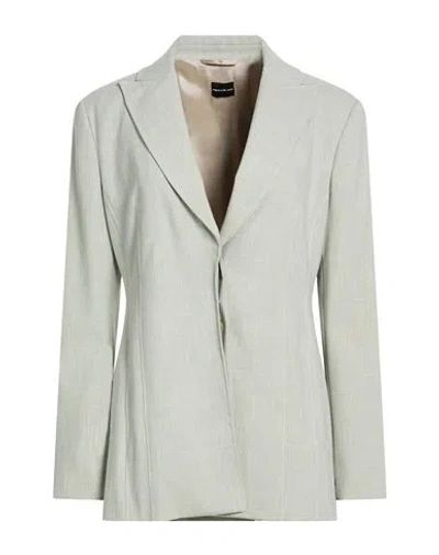 Pennyblack Woman Blazer Sage Green Size 6 Polyester, Viscose, Elastane, Polyamide