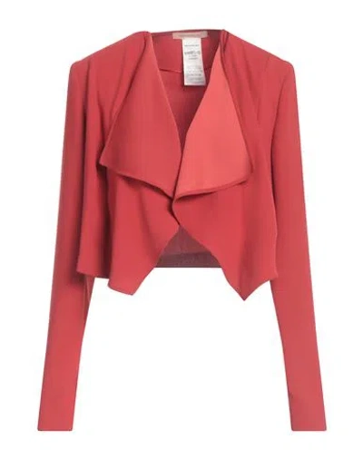 Pennyblack Woman Jacket Red Size 10 Polyester