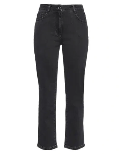 Pennyblack Woman Jeans Black Size 8 Cotton, Elastane
