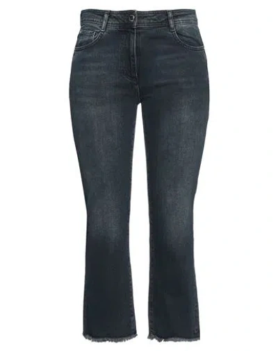 Pennyblack Woman Jeans Blue Size 2 Cotton, Elastane In Multi