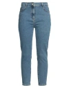 Pennyblack Woman Jeans Blue Size 8 Cotton, Elastane In Blue