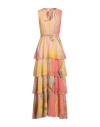 Pennyblack Woman Maxi Dress Pink Size 8 Polyester In Pink