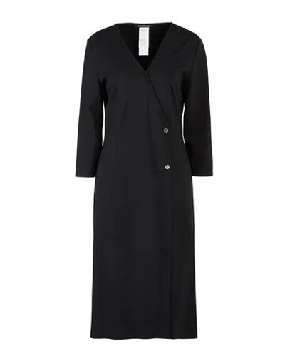 Pennyblack Woman Midi Dress Black Size 8 Viscose, Polyamide, Elastane