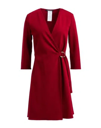 PENNYBLACK PENNYBLACK WOMAN MIDI DRESS BRICK SIZE 12 VISCOSE, POLYAMIDE, ELASTANE