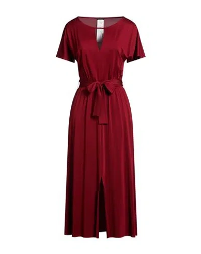 Pennyblack Woman Midi Dress Burgundy Size 10 Viscose, Elastane In Red