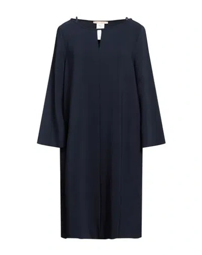 Pennyblack Woman Midi Dress Navy Blue Size 12 Polyester, Elastane In Multi