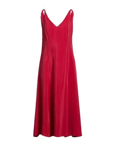 Pennyblack Woman Midi Dress Red Size 8 Cupro