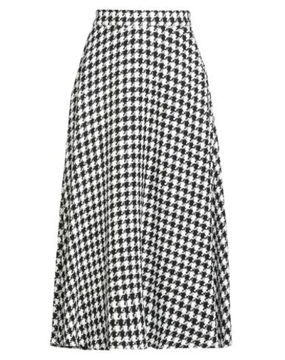 Pennyblack Woman Midi Skirt Black Size 8 Cotton, Acrylic, Polyester, Viscose