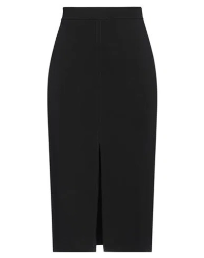 Pennyblack Woman Midi Skirt Black Size 8 Viscose, Polyamide, Elastane