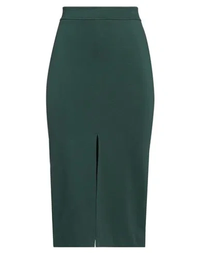 Pennyblack Woman Midi Skirt Green Size 2 Viscose, Polyamide, Elastane