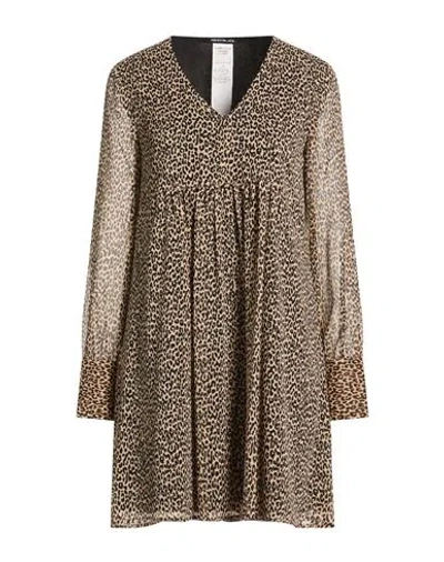 Pennyblack Woman Mini Dress Beige Size 2 Polyester In Nude